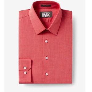 Men’s Express 1MX Athletic Fit Long Sleeve Button Down Dress Shirt (XXL)